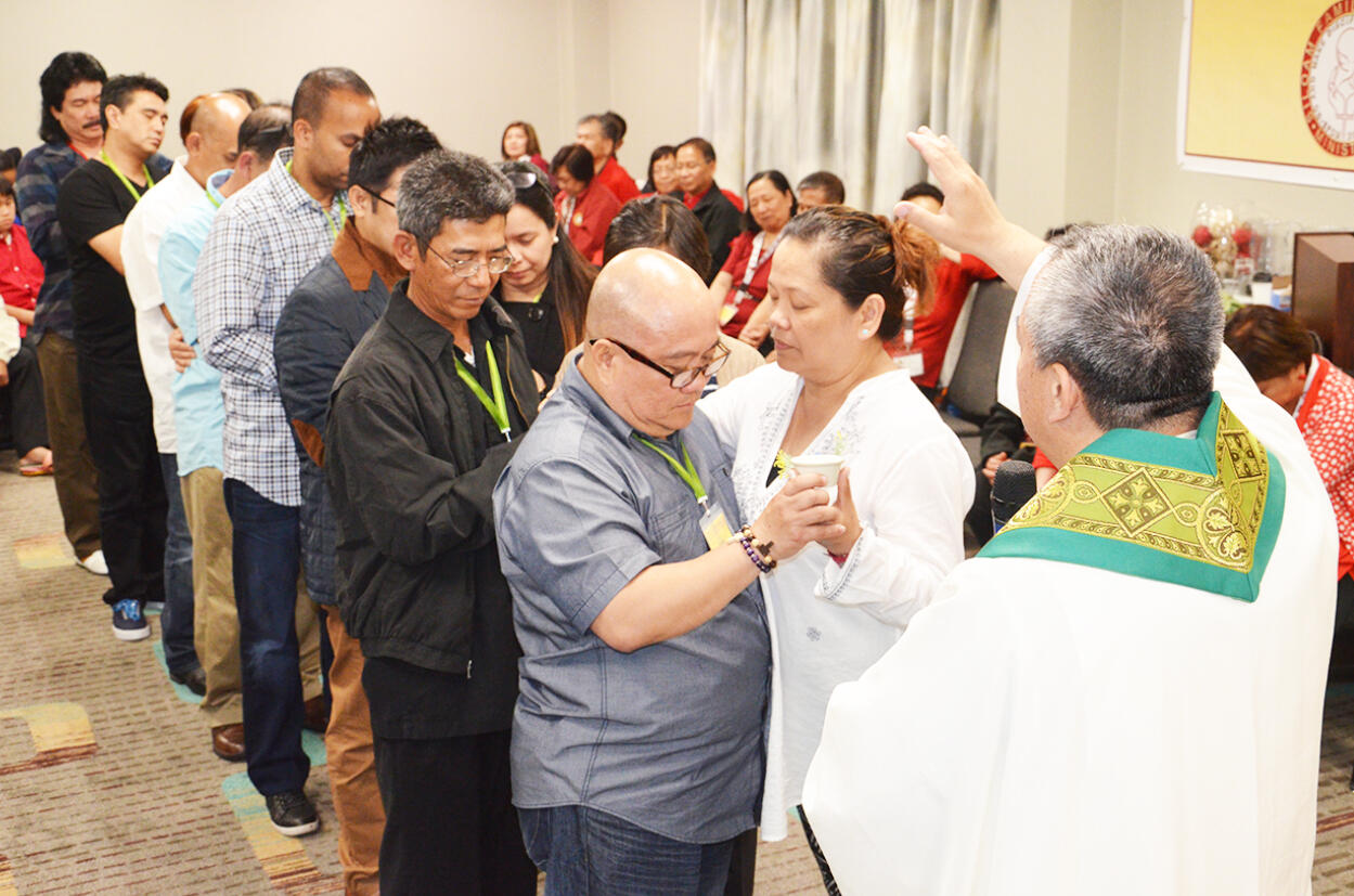 Renewal of Vows with Rev. Fr. Angel Quitalig